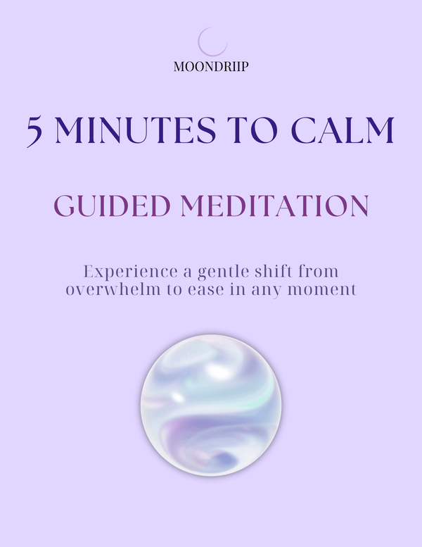 5 Minutes to Calm guided meditation cover